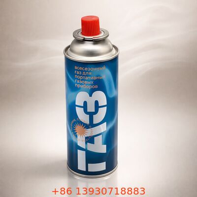 Taşınabilir sobalar için sızıntı geçirmez aerosol valfli bir inçlik teneke butan gaz valfi
