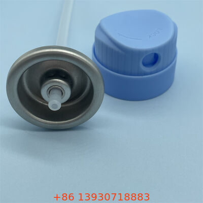 Bir inçlik güneş koruyucu aerosol valfi, tıkanıklığa dayanıklı nozel ve tüm vücut korunması için 360 derecelik çalışma