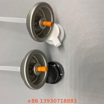 Renk güvenli toz dağıtım teknolojisi ile kuru şampuan aerosol valfi