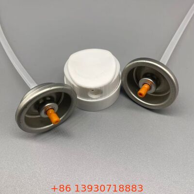 Renk güvenli toz dağıtım teknolojisi ile kuru şampuan aerosol valfi