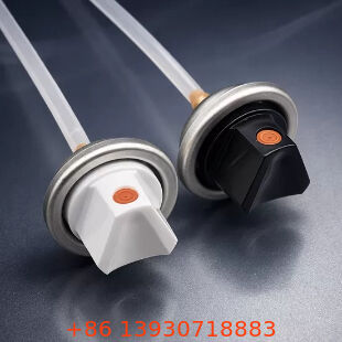 Görsel olarak birleşik ambalaj için gelişmiş ön renkli erkek aerosol boya valfi