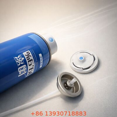 Deodorant ve koku kontrolü için tıkanıklığa dayanıklı tasarımlı bir inçlik antibakteriyel aerosol valfi