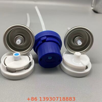 Araç içi çatlaklar ve dezenfekte edici deodorant valfi için 360 derece püskürtme yeteneğine sahip antibakteriyel aerosol valfi