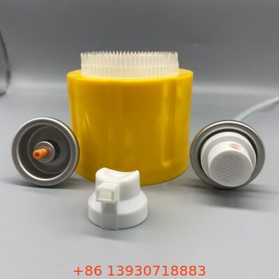 Otomobil Detaylandırma İçin Profesyonel Köpük Temizleyici Aerosol Valfi ve Ovma Fırçası Kapağı