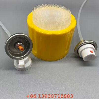Köpük temizlik spreyi ürünleri için fırça kapağı ile 1 inç Aerosol Valve Sistemi