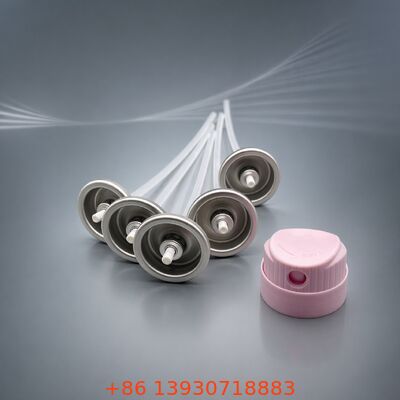 Korkusuz Kuru Şampuan Aerosol Spray Valve, kalıntısız performans için geniş geçişli delikli