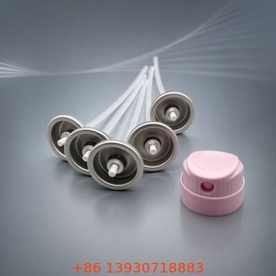 Kuru Şampuan İçin Teneke Malzemeli, Dik veya Ters Kullanım ve Eşit Dağıtım Sağlayan Kök Odaklı Aerosol Valfi