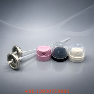 Kuru Şampuan için Dik veya Ters Kullanımlı ve Alkol Bazlı Formülasyonlara Uygun Teneke Toz Sprey Aerosol Valfi