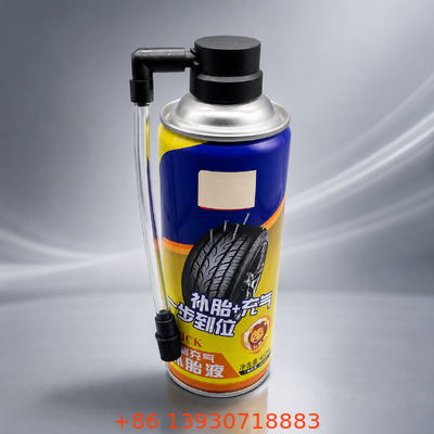 Lastik bakımı için özelleştirilebilir aktüatör rengi ile 1 inçlik teneke aerosol lastik şişirme valfi