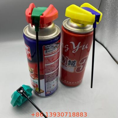 Aerosol Karbüratör Temizleyici İçin Katlanabilir Uzun Tüplü Sökülebilir Kilitli