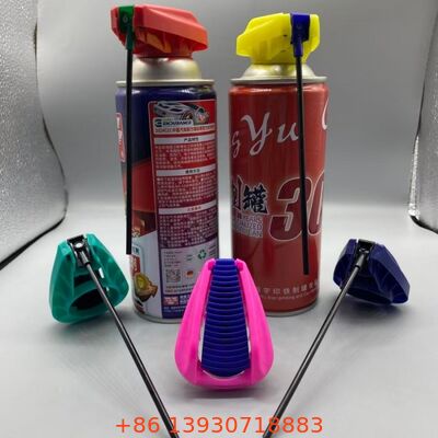 Aerosol Karbüratör Temizleyici İçin Katlanabilir Uzun Tüplü Sökülebilir Kilitli
