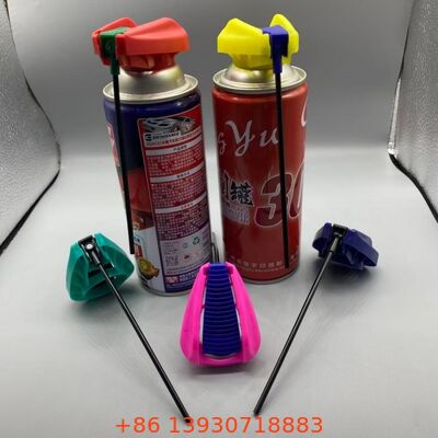 Aerosol Karbüratör Temizleyici İçin Katlanabilir Uzun Tüplü Sökülebilir Kilitli