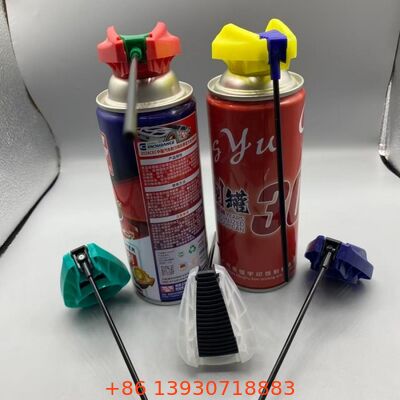 Aerosol Karbüratör Temizleyici İçin Katlanabilir Uzun Tüplü Sökülebilir Kilitli