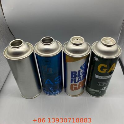 Kaset Gaz Yüksek Basınçlı 18-21 Bar Aerosol Boş Teneke Kutusu 65mm 57mm