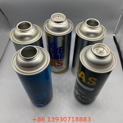 Kaset Gaz Yüksek Basınçlı 18-21 Bar Aerosol Boş Teneke Kutusu 65mm 57mm