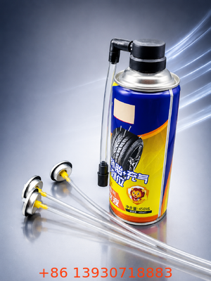 Bir Inç Aerosol dağıtıcı valf ve aktüatör montajı teneke yapısı ve lastik onarımı için OEM özelleştirme