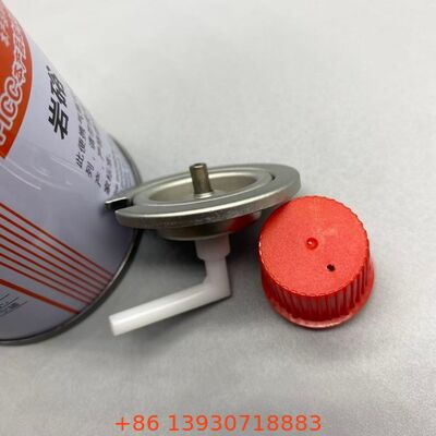 Devamlı akış sızıntı geçirmez bir inç Aerosol Butane Gaz Valfi güvenli depolama için kapakla