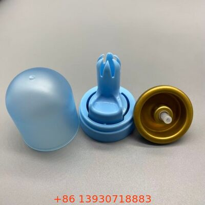 Korrozyona dayanıklı alüminyum ve 360 derece işlevselliği olan tersine dönen saç dağıtıcı köpüklü aerosol valfi