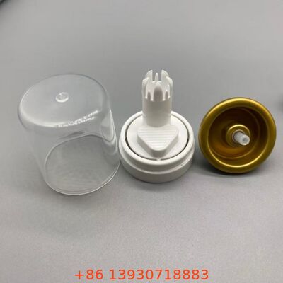 Saç Fıskiyesi ve Styling köpüğü için tersine dağıtıcı korozyona dayanıklı alüminyum aerosol valfi
