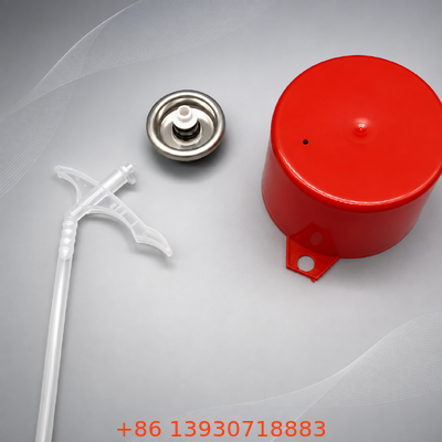 Bir inç basınçlı PU köpüklü Aerosol Sprey Valve kısa saplı erkek valf tasarımı ile