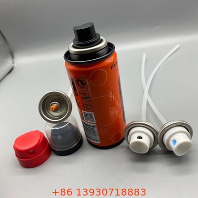 Kesinlik Sis Anti tıkanıklık nozel Saç yapıştırıcı yapıştırıcı için kimyasallara dayanıklı aerosol püskürtme valfi
