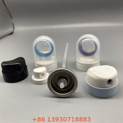 Güneş koruyucu aerosol valfi, hijyenik kapaklı sızıntı geçirmez mühür ve güneş koruma spreyi için 360 derecelik çalışma