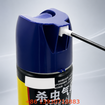 Kontrollü püskürtme yönü için uzatma tüpü ile 65 mm ağır plastik aerosol kapağı