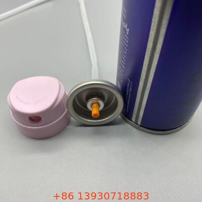 Yüksek hassasiyetli ultra ince sis anti tıkanıklık aerosol püskürtme valfi saç parlaklığı ve profesyonel stil için