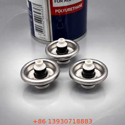 Bir inç basınçlı PU köpüklü Aerosol Sprey Valve kısa saplı erkek valf tasarımı ile