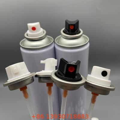 Hızlı mühürleme performansı ve püskürtme aktüatörü seti ile hassas renkli koordineli UV dirençli erkek aerosol valfi